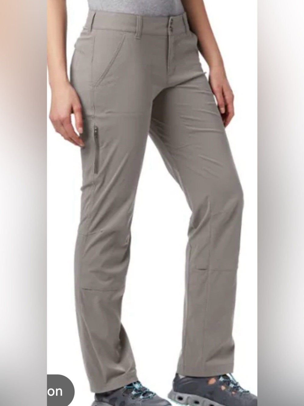 Columbia NWT Womens Trail Pant Steel Grey